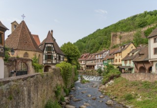 Impression of Kaysersberg, a historical town and former commune in Alsace in northeastern France
