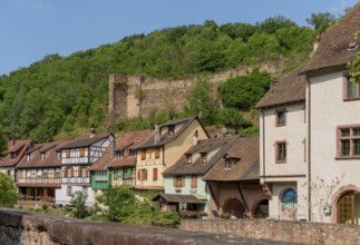 Impression of Kaysersberg, a historical town and former commune in Alsace in northeastern France