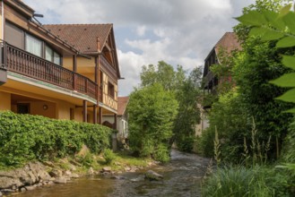 Impression of Kaysersberg, a historical town and former commune in Alsace in northeastern France