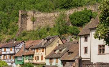 Impression of Kaysersberg, a historical town and former commune in Alsace in northeastern France