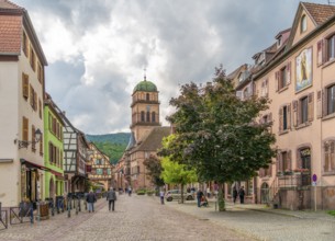 Impression of Kaysersberg, a historical town and former commune in Alsace in northeastern France