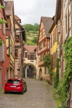 Impression of Kaysersberg, a historical town and former commune in Alsace in northeastern France