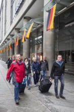 DEU Germany Germany Dresden Celebrating German unity in the 26th year of reunification.tourists on