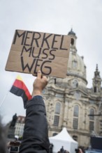 DEU Germany Germany Dresden Celebration of German unity in the 26th year of reunification Protest