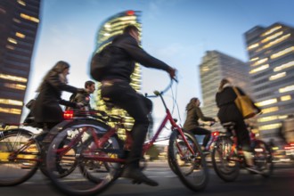 DEU Germany Germany Berlin Cyclists in the capital