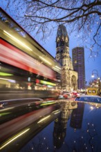 DEU Germany Germany Berlin The Memorial Church in Berlin-Charlottenburg in the pre-Christmas light