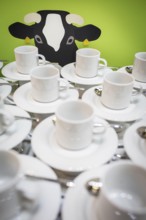 DEU Germany Germany Berlin Green at the Green Week. Coffee cups