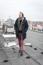 DEU Germany Germany Berlin The city councillor for Kreuzberg-Friedrichshain, Florian Schmidt, poses