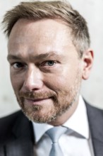 DEU Germany Germany Berlin FDP chairman Christian Lindner visits the TAZ. Portrait photos