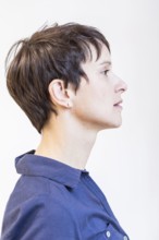 DEU Germany Germany Leipzig Portrait of the Federal Chairwoman of the AFD, Alternative for Germany,