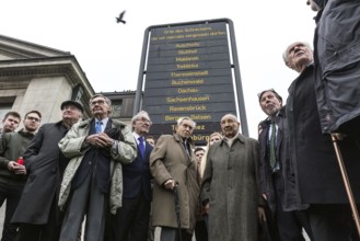 DEU Germany Germany Berlin Former Jewish concentration camp inmates join Polish schoolchildren in