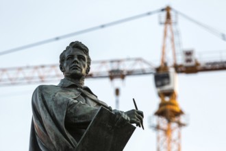 DEU Germany Germany Berlin The statue of the Prussian architect Karl Friedrich Schinkel on