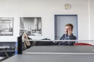 DEU Germany Germany Berlin The Berlin Minister of State for Culture Tim Renner in his office in