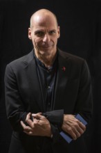 DEU Germany Germany Berlin Former Greek Finance Minister Yanis Varoufakis at an interview in