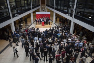 DEU Germany Germany Berlin SPD press conference and photo opportunity after the lost state election
