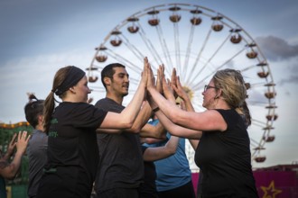 DEU Germany Germany Berlin The Neukölln May Days, organised by the district office, with over 100