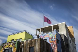 DEU Germany Germany Berlin The new home of the makers of Bar 25 and Kater Holzig at Holzmarkt 25