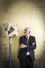 DEU Germany Germany Berlin The Managing Director of Deutsche Umwelthilfe, Jürgen Resch, next to a
