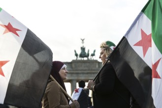 DEU Germany Germany Berlin Demonstration against the ongoing civil war in Syria in front of the