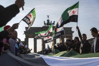 DEU Germany Germany Berlin Demonstration against the ongoing civil war in Syria in front of the