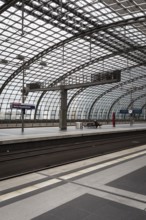 DEU Germany Germany Berlin Scenes at Berlin Central Station after storm Xavier. All long-distance