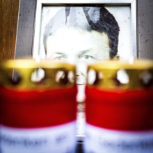 DEU Germany Germany Berlin Improvised memorial at Breitscheidtpaltz for the victims of a terrorist