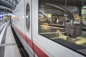 DEU Germany Germany Berlin Scenes at Berlin Central Station after storm Xavier. All long-distance