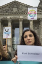 DEU Germany Germany Berlin Demonstration against racism and the AFD in front of the opening of the