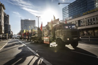 DEU Germany Germany Berlin A parade to commemorate the 100th anniversary of the October Revolution