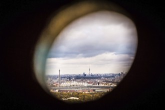 DEU Germany Germany Berlin View from the highest interceptor on the site of the former American