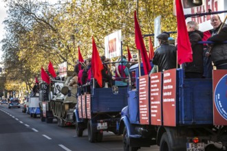 DEU Germany Germany Berlin A parade to commemorate the 100th anniversary of the October Revolution