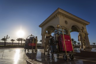Egypt Hurghada Service staff with luggage