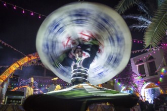 Egypt Hurghada A dervish during an evening promotional event for Egyptian tourism