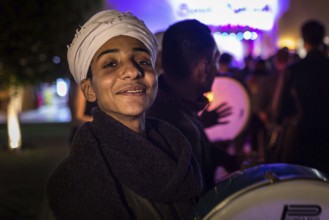 Egypt Hurghada An Egyptian during an evening promotional event for Egyptian tourism