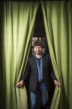 DEU Germany Germany Berlin Green Party MP Stefan Gelbhaar in his party's office in Prenzlauer Berg