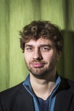 DEU Germany Germany Berlin Green Party MP Stefan Gelbhaar in his party's office in Prenzlauer Berg