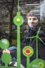 DEU Germany Germany Berlin Green Party MP Stefan Gelbhaar in his party's office in Prenzlauer Berg