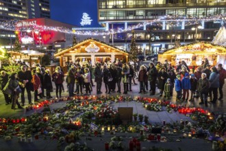 DEU Germany Germany Berlin The newly erected memorial for the victims of a terrorist attack at the