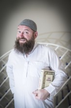 DEU Germany Germany Berlin The head of the Ibn Rushd Goethe Mosque, Christian Hermann, poses in the
