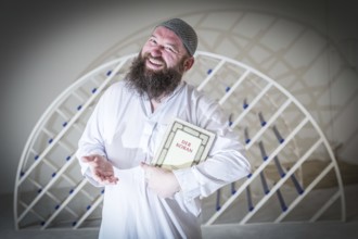 DEU Germany Germany Berlin The head of the Ibn Rushd Goethe Mosque, Christian Hermann, poses in the