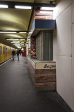 DEU Germany Germany Berlin A cordoned-off area at Eisenacher Straße underground station