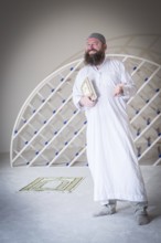 DEU Germany Germany Berlin The head of the Ibn Rushd Goethe Mosque, Christian Hermann, poses in the