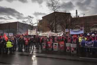 DEU Germany Germany Berlin Siemens employees and their suppliers demonstrate in front of the