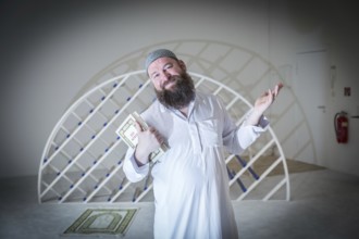 DEU Germany Germany Berlin The head of the Ibn Rushd Goethe Mosque, Christian Hermann, poses in the