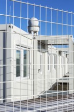 DEU Germany Germany Berlin A newly designed container village for refugees, the 'Tempohome', at the