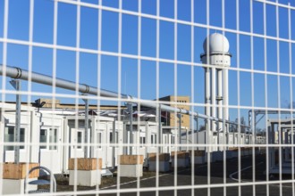 DEU Germany Germany Berlin A newly designed container village for refugees, the 'Tempohome', at the