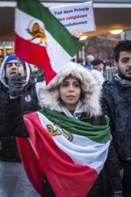 DEU Germany Germany Berlin Protests against the Iranian government by demonstrations of exiled