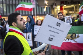 DEU Germany Germany Berlin Protests against the Iranian government by demonstrations of exiled