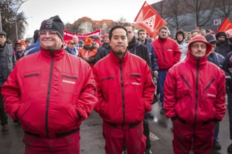 DEU Germany Germany Berlin Siemens employees and their suppliers demonstrate in front of the