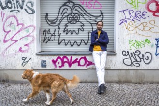 DEU Germany Germany Berlin Portrait of the musician Matti Gajek in Neukölln